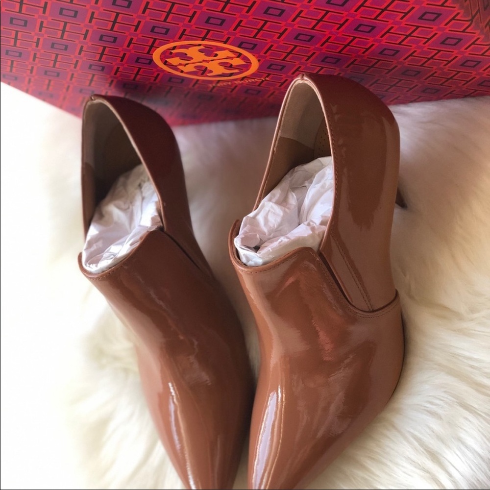 Tory Burch Brown Ankle Booties